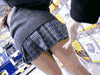 【セッァ売】超ミニスカ服美女パンチラ＆スカートめくり　短すぎるスカートからパンツまる見え！！スカートめくってお尻まる出し！！