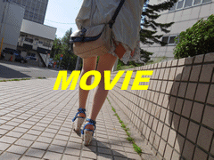 【街角GET】１９歳専門学校生、人の多い公園でパンストを脱いだり履いたり･･･ for Movie
