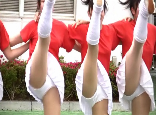 幻の白アンスコ!美少女チアガール演技 168-1 幻の白アンスコ!美少女チアガール演技 168-1