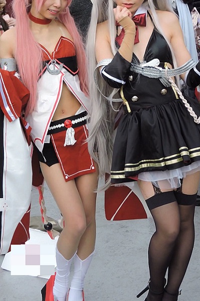 コスプレ2017冬貧乳まな板2人組へそ出し細い脚【動画】イベント編 3832 コスプレ2017冬貧乳まな板2人組へそ出し細い脚【動画】イベント編 3832