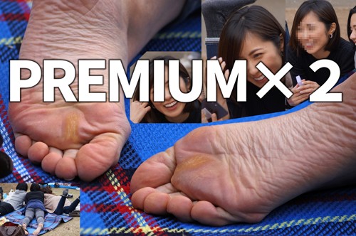 PREMIUM×2 美女2名の足裏 PREMIUM×2 美女2名の足裏