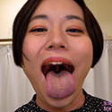 【舌フェチベロフェチ】平井栞奈のエロい舌と口内をじっくり観察