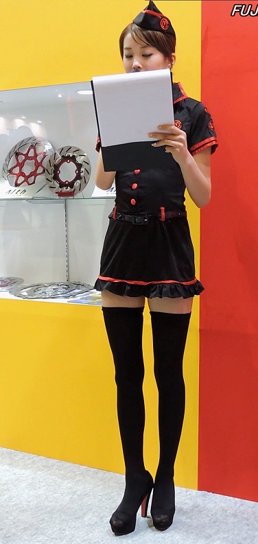 2015モーターサイクルショー原稿を読むコンパニオン【動画】イベント編 1254 2015モーターサイクルショー原稿を読むコンパニオン【動画】イベント編 1254