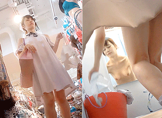 【水着着替え】女友達を水着SHOPに誘い試着中の裸を隙間から隠し撮りしてきた 【水着着替え】女友達を水着SHOPに誘い試着中の裸を隙間から隠し撮りしてきた