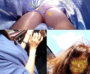 スーパーの駐車場で出会った近所のママさんパンチラ 5 スーパーの駐車場で出会った近所のママさんパンチラ 5