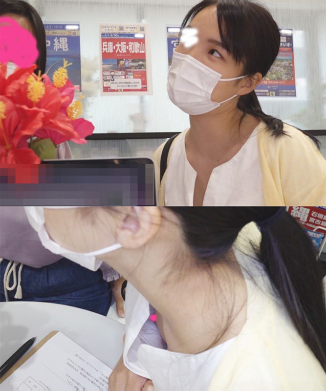 【胸チラ/パンチラ】勝手に投稿!女子旅計画中の税理士さん(23)の推定Dカップおっぱいモロ見え! 【胸チラ/パンチラ】勝手に投稿!女子旅計画中の税理士さん(23)の推定Dカップおっぱいモロ見え!