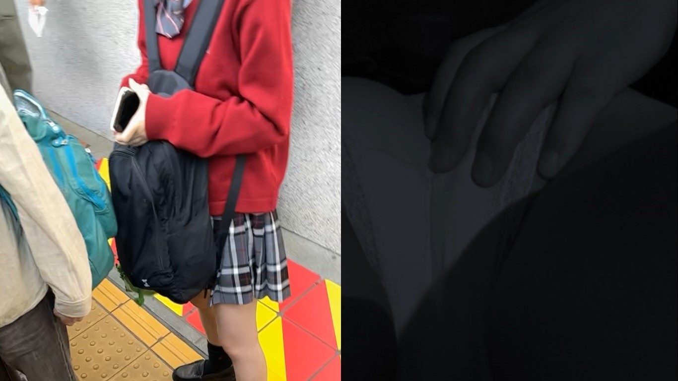 素人痴漢日記91TRAIN目★ワインレッドのカーディガンを着た美形女子の生態 素人痴漢日記91TRAIN目★ワインレッドのカーディガンを着た美形女子の生態