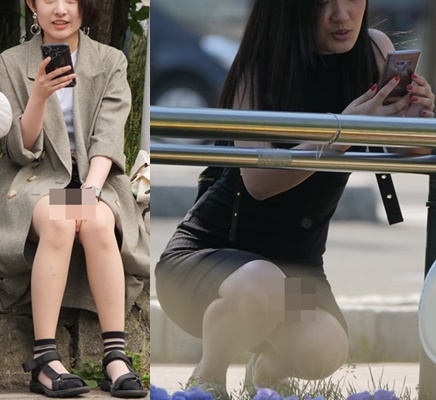 キレイ女子座りしゃがみ キレイ女子座りしゃがみ