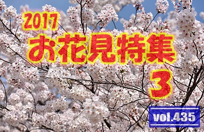 vol.435:2017年 お花見特集 第3弾 vol.435:2017年 お花見特集 第3弾