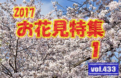 vol.433:2017年 お花見特集 第1弾 vol.433:2017年 お花見特集 第1弾
